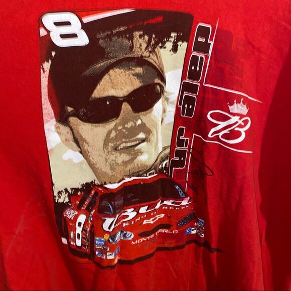 VNTG NASCAR Winners Circle single stitch Dale Earnhardt Jr. graphic long sleeve - Picture 3 of 5